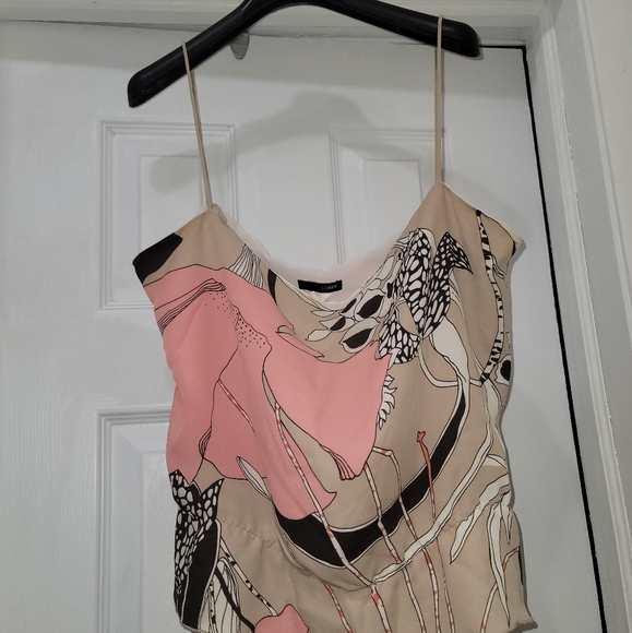 J. Crew Hibiscus Print Camisole Top and Skirt - Picture 2 of 4